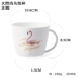 Blue Lotus Flamingo Phnom Penh Cup Mug Bone Bone Ceramic Oatmeal Cup Breakfast Breakfast Cup Creative Ins Dung lượng lớn bình nấu nước giữ nhiệt Tách