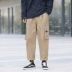 Nhật Bản retro màu rắn overalls quần nam lỏng quần thẳng xu hướng quần mùa thu và mùa đông dày quần thường