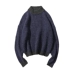 [Đặc biệt cung cấp] mùa đông màu sắc tương phản khâu dày nửa cao cổ áo thun áo len Hàn Quốc thanh niên lỏng áo len nam triều