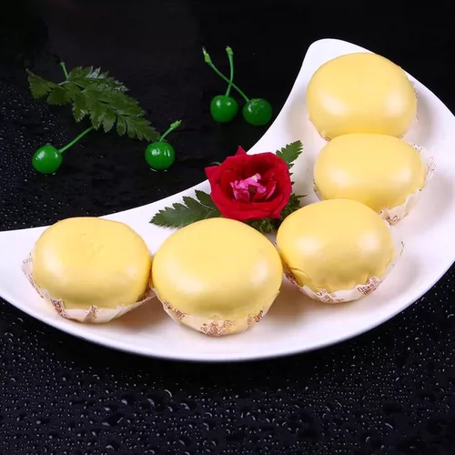 Le Cuisine Liusha Bag Duck Egg Yolk Flow Песочный мешок с мешками с песком китайский кондитерский мешок для завтрака кантонский стиль в стиле Гонконга только десерт 300G10