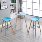 Стол, стол и стул Xiaoya, создайте скандинавские минималистские современные бары кофе с высоким содержанием круглых столов и комбинаций стула