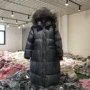 2019 chống mùa phiên bản Hàn Quốc của cổ áo lông thú bông lớn của phụ nữ dài quilt dày dày lỏng áo trùm đầu thời trang áo khoác ấm - Bông áo phao lông vũ nữ dáng dài