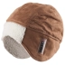 Dày cộng với nhung lạnh ấm áp cừu chống gió nhung da ngoài trời mũ mùa đông cưỡi thể thao Earmuffs mũ