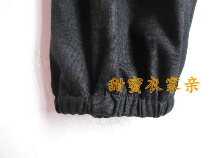 Cotton phương thức chạy quần nam quần đàn hồi eo cộng với chất béo kích thước lớn mùa hè phần mỏng trung niên Lantern quần Tai Chi