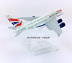 14 cm rắn hợp kim máy bay mô hình British Airways A380-800 mô phỏng Người Anh tĩnh máy bay chở khách mô hình mô hình bay mô hình ducati Chế độ tĩnh