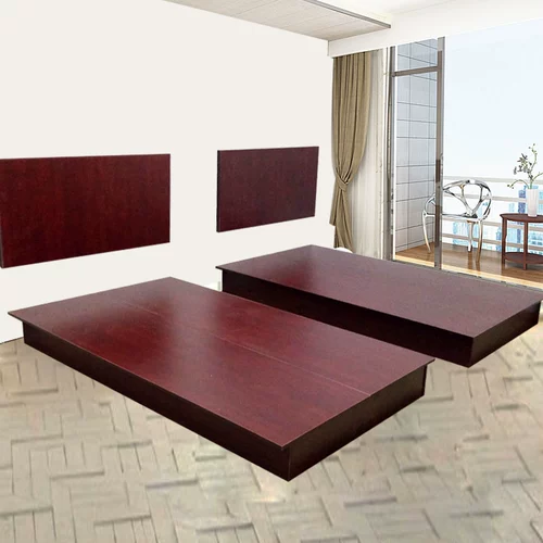 Hanlin Hotel Furniture Bed Красная кровать коробка 1,5 м сингл и двойное специальное педика