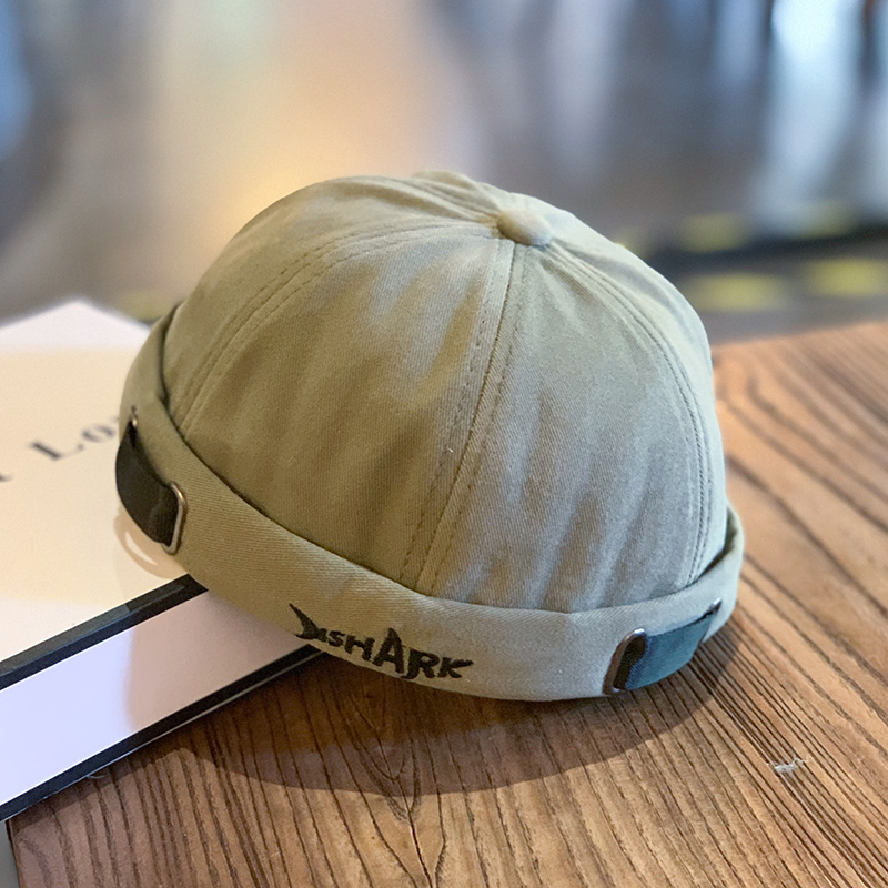 Military green/letter melon cap