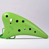 Tng Ocarina Двенадцать полюсов средний звук C Пластическая смола 12 -яма Ac Ocarina Учебное музыкальное инструмент 埙 Бесплатное озеро