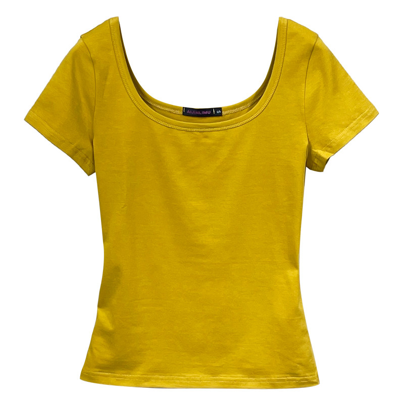 纯棉短袖t恤白底实物图