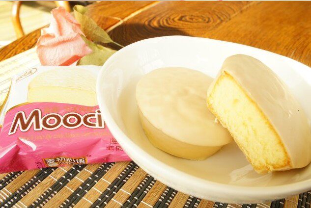 麦初心语慕斯雪芙蛋糕原味香浓白巧克力图层香蕉牛奶 2kg