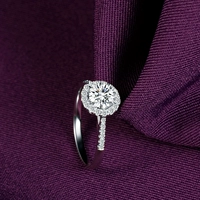 Натуральное обручальное кольцо, бриллиант в один карат, золото 18 карат, с сертификатом GIA, сделано на заказ