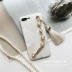Chuỗi ngọc trai trắng vòng đeo tay hình học thanh lịch iphonex XS MAX vỏ điện thoại di động 6s 7 8plus - Vòng đeo tay Clasp