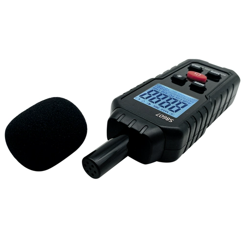 Домохозяйство децибел -тестера шума измеритель звук звуковой измеритель держит цифровой звуковой звуковой детектор объема среды