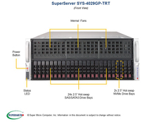Сервер 超微4029gp-trt3 准系统超算中心gpu集群优化 深度学习 gpu服务器