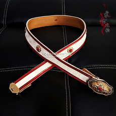 Пояс Монголия пояс г-жа чисто кожаный