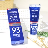 [韩国正品 爱茉莉蓝色麦迪安93median清除牙垢牙膏]