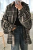 Mùa đông Hàn Quốc phiên bản của ulzzang retro lưới lỏng ấm áo sơ mi mỏng bong bóng tay áo sinh viên hoang dã cardigan thủy triều Áo Hàn Quốc