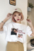 乡 丫头 女装 2018 mới của Hàn Quốc phiên bản của Harajuku thư cá tính trắng ngắn tay T-Shirt nữ sinh viên hoang dã áo sơ mi áo thun form rộng nữ Áo phông