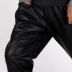 Của nam giới quần da cộng với nhung dày mùa đông không thấm nước làm việc quần xe máy trung niên da da quần phù hợp với phần mỏng lỏng Quần da