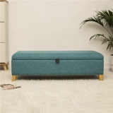 Современный диван для кровати для спальни, подставка для ног, ткань, коробочка для хранения