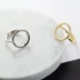 Trang sức Hàn Quốc đơn giản Sinh viên Nhật Bản và Hàn Quốc Trang trí nhẫn nữ thủy triều thời trang cá tính mở vòng chỉ số trang sức ngón tay nhẫn cưới kim cương Nhẫn