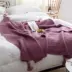 Nordic sofa chăn văn phòng bìa chăn ngủ trưa chăn khăn choàng đan len chăn điều hòa không khí giản dị chăn mền chân giường - Ném / Chăn chăn nhung tuyết Ném / Chăn