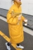 Chống mùa thu và mùa đông sản phẩm mới trong phần dài lỏng dày lên trên đầu gối màu vàng cao cổ áo xuống áo bông áo khoác nữ thủy triều