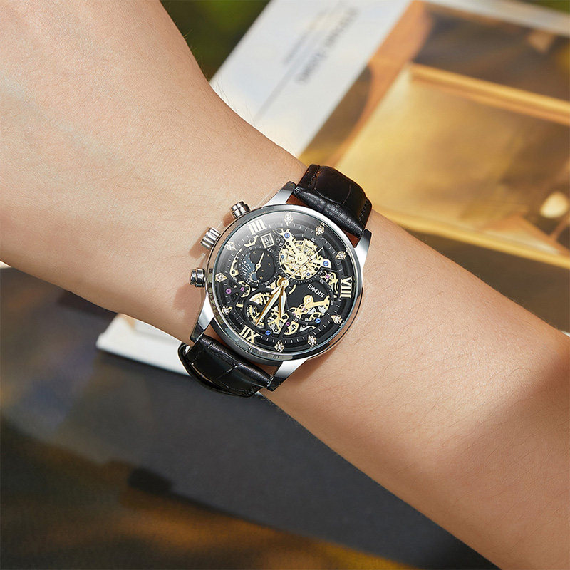 Time Beauty Men's watch Non Mechanical Multifunctional Waterproof Quartz Business Glow_voghion.com