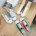 Mùa xuân thấp giúp hai màu sinh viên giày vải Hàn Quốc phiên bản của xu hướng phù hợp với màu sắc thanh niên giày thường phụ nữ hoang dã của giày giày bitis nữ Plimsolls