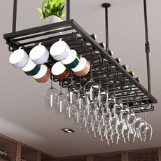 Подставка для вина 1多功能纳米金悬挂创意马克杯架红酒杯架倒挂酒吧家用红酒杯架