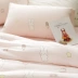 Kê 馍 馍 phong cách Nhật Bản sư tử nhỏ hai lớp sợi bông duy nhất mảnh quilt cover trẻ em phim hoạt hình bộ đồ giường mùa hè