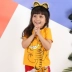 BABiBOO Garfield Cat Kids Summer New Children Cotton Áo thun ngắn tay Quần áo trẻ em bé trai bé gái - Áo thun quần áo trẻ em nam Áo thun