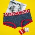 MENCCINO cotton nam in quần lót boxer thanh niên quần short U lồi thể thao gợi cảm bó sát thắt lưng thấp quần thủy triều quần lọt khe nam cotton Vòng eo thấp