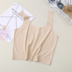 Trắng băng lụa sling vest mùa hè cô gái cơ sở đồ lót học sinh chống ánh sáng hàng đầu bên trong bọc ngực mỏng phần - Ống áo bra ống Ống