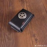 Кожаная универсальная ретро красная ключница, «сделай сам», делается под заказ, из натуральной кожи, дистанционное управление