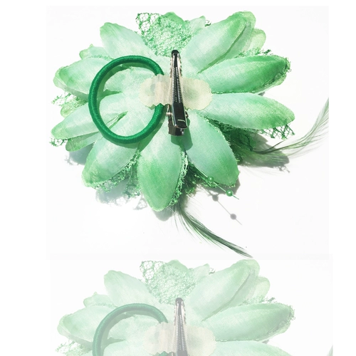 Заколка для волос для невесты, аксессуар для волос, красная ткань, для выступлений