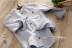 Fan hâm mộ văn học áo sọc dài tay 2019 mùa thu new boy cotton hai lớp sợi đứng cổ áo sơ mi big boy - Áo sơ mi quần áo trẻ em thu đông  Áo sơ mi