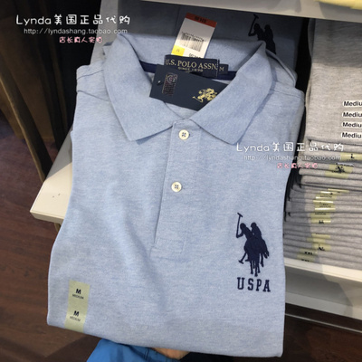 Lynda Hoa Kỳ chính tả mail CHÚNG TÔI POLO ASSN Malaysia nam cổ điển ve áo Polo áo sơ mi kinh doanh bình thường ngắn tay áo áo phông polo Polo