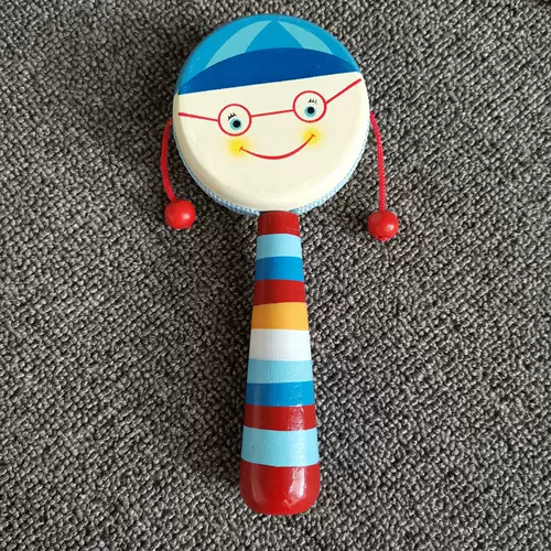 Барабан-качалка, погремушка для новорожденных, интеллектуальная игрушка для раннего возраста, 3-6-12 мес., 0-1 лет