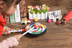 Nhạc cụ dạy trẻ em vỗ về đồ chơi trống Orff 6 inch kẹo mút tambourine trống trống bộ gõ giáo dục mầm non Đồ chơi âm nhạc / nhạc cụ Chirldren