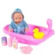 Trẻ em chơi trong bồn tắm nước bé mềm bồn tắm búp bê cho tắm phù hợp với nhấp nháy đồ chơi tắm trẻ sơ sinh