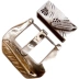 Takahashi Đồng hồ lông vũ Khóa 1820 22 24mm Làm bằng tay trắng Dây đeo bằng đồng trắng Khóa đầu Pin Khóa da Dây đeo kim loại Vòng kim loại