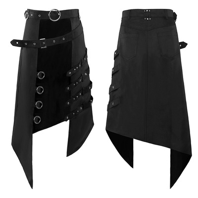 taobao agent Retro asymmetrical clothing, punk style, Gothic, cosplay