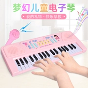 Đồ chơi trẻ em piano micro nhạc cụ đồ chơi người mới bắt đầu 37 phím đàn piano điện tử Quà tặng sinh nhật cho trẻ em