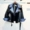 Trạm châu âu 2017 đầu mùa thu mới denim khâu giả hai mảnh da áo khoác ngắn nữ lỏng lẻo hoang dã áo khoác thủy triều áo kiểu trung niên hàn quốc
