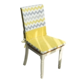 Оригинальный желтый скандинавский современный стульчик для кормления, подушка, из хлопка и льна
