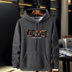 Cộng với áo len trùm đầu nhung nam với áo khoác ấm có mũ trùm đầu rộng hoodie cặp Áo len