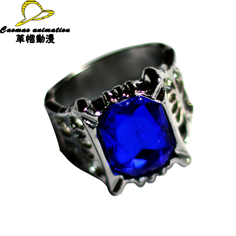 Single Sapphire Ring Bagcomic Black deacon Punk Bracelet The shire sapphire Ring Cos Ring ma'am Ear Studs Right ring Necklace Bracelet
