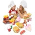 Trẻ em của mô phỏng chơi nhà cậu bé cô gái đồ chơi hamburger khoai tây chiên cola cánh gà nhà bếp bộ
