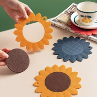 Съёмный милый настольный коврик, подсолнух, защита от ожогов